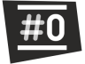 Logotipo de #0 entre Febrero/2016 y Enero/2022
