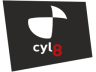 Logotipo de CYL 8 entre Marzo/2009 y Septiembre/2011 Logotipo de CYL 8 entre Marzo/2009 y Septiembre/2011
