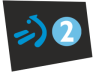 Logotipo de ETB 2 entre Septiembre/2010 y Septiembre/2015 Logotipo de ETB 2 entre Septiembre/2010 y Septiembre/2015