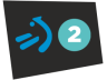 Logotipo de ETB 2 entre Septiembre/2015 y Diciembre/2021 Logotipo de ETB 2 entre Septiembre/2015 y Diciembre/2021