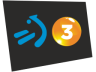 Logotipo de ETB 3 entre Septiembre/2015 y Diciembre/2021
