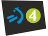 Logotipo de ETB 4 entre Octubre/2014 y Septiembre/2015 Logotipo de ETB 4 entre Octubre/2014 y Septiembre/2015