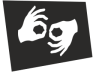 Intérprete de signos para sordos Intérprete de signos para sordos