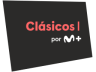 Logotipo de Clásicos por M+ entre Enero/2022 y Julio/2023 Logotipo de Clásicos por M+ entre Enero/2022 y Julio/2023