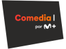 Logotipo de Comedia por M+ entre Julio/2023 y ... Logotipo de Comedia por M+ entre Julio/2023 y ...