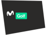 Logotipo de Movistar Golf entre Agosto/2016 y Enero/2022