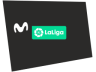 Logotipo de Movistar LaLiga entre Agosto/2019 y Enero/2022